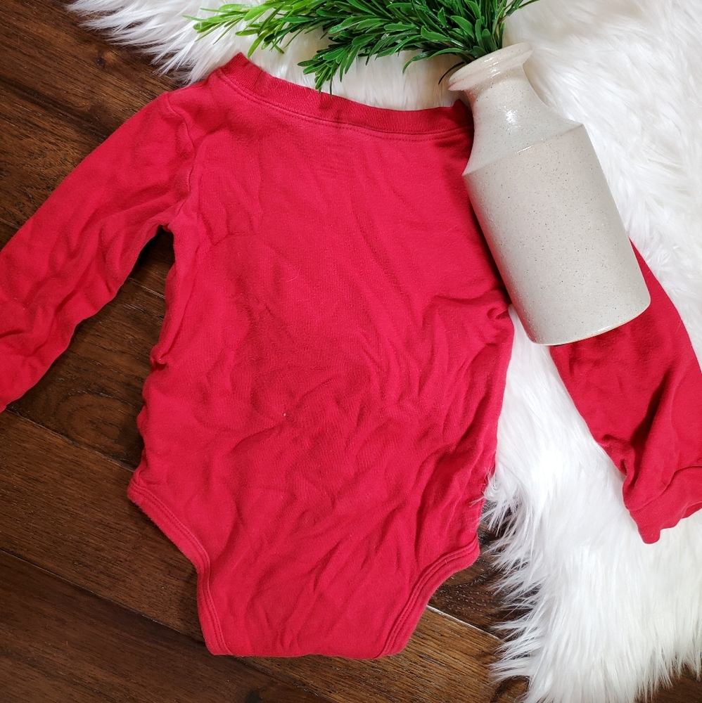 🌿5/$25 Carter's Red All-Star Bodysuit | sz 24m - Picture 5 of 7